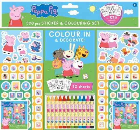 neuveden: Peppa Pig - Samolepkový set 500