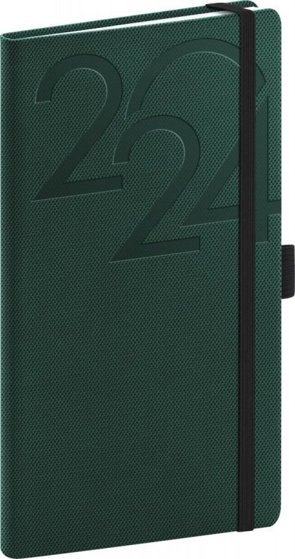 neuveden: Diář 2024: Ajax - zelený, kapesní, 9 × 15,5 cm