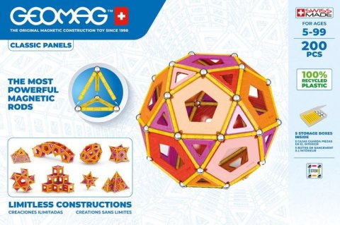 neuveden: Geomag Classic Panels 200 dílků