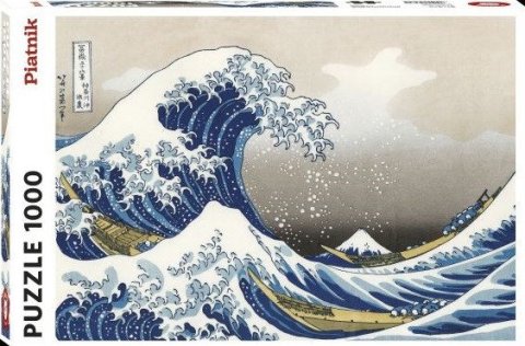 neuveden: Puzzle Hokusai: Velká vlna u pobřeží Kanagawy 1000 dílků