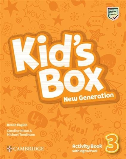 Nixon Caroline: Kid´s Box New Generation 3 Activity Book with Digital Pack British English