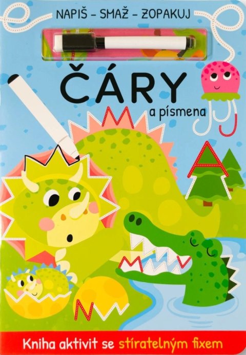 neuveden: Napiš, smaž, zopakuj Čáry a písmena