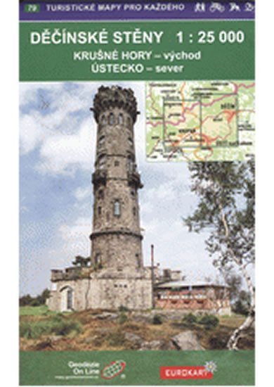 neuveden: Děčínské stěny 1:25T /79 Turistické mapy pro každého