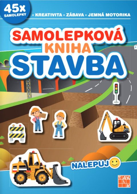 neuveden: Samolepková kniha Stavba - Nalepuj