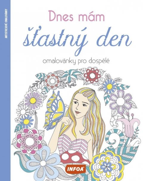 neuveden: Dnes mám šťastný den - Omalovánky pro dospělé