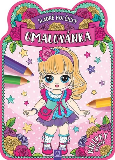 : Sladké holčičky - Omalovánka