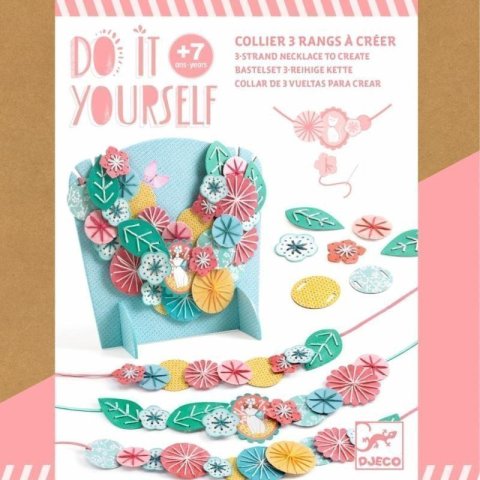 neuveden: DJECO DIY Vyšívané náhrdelníky