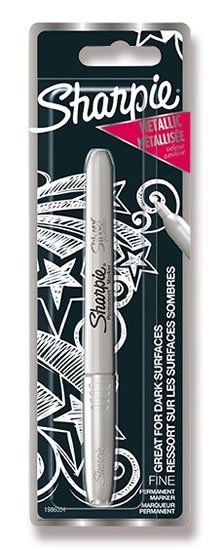 neuveden: Permanentní popisovač Sharpie Metallic stříbrný neuveden: Permanentní popisovač Sharpie Metallic stříbrný
