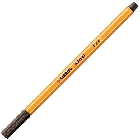 neuveden: Popisovač STABILO point liner 88 hnědý tmavě
