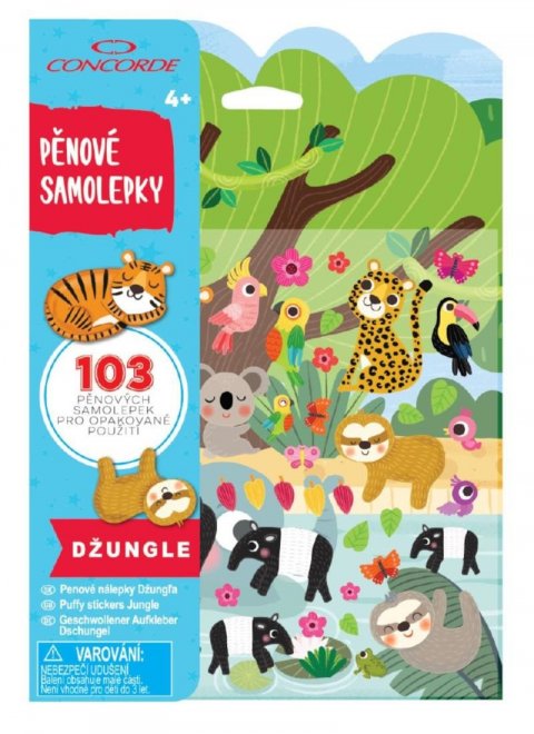 neuveden: Concorde Pěnové samolepky - Džungle neuveden: Concorde Pěnové samolepky - Džungle