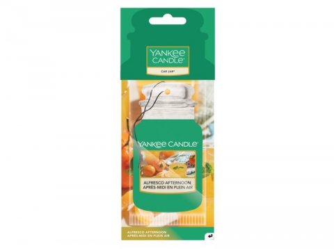 neuveden: YANKEE CANDLE Alfresco Afternoon vůně do auta visačka papírová