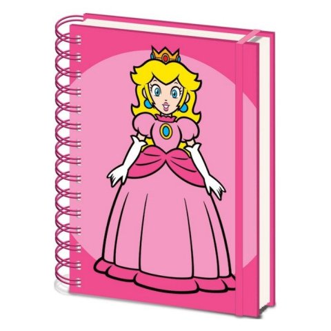 neuveden: Super Mario Blok kroužkový A5 - Peach