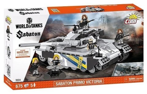 neuveden: Stavebnice COBI 3034 WORLD of TANKS Tank Sabaton Primo Victoria/675 kostek+
