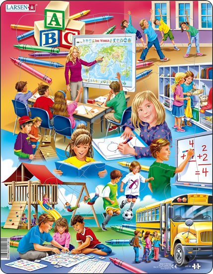 neuveden: Puzzle MAXI - Zpátky do školy/33 dílků neuveden: Puzzle MAXI - Zpátky do školy/33 dílků