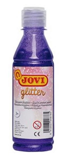 neuveden: JOVI temperová barva glittrová 250 ml v lahvi fialová neuveden: JOVI temperová barva glittrová 250 ml v lahvi fialová