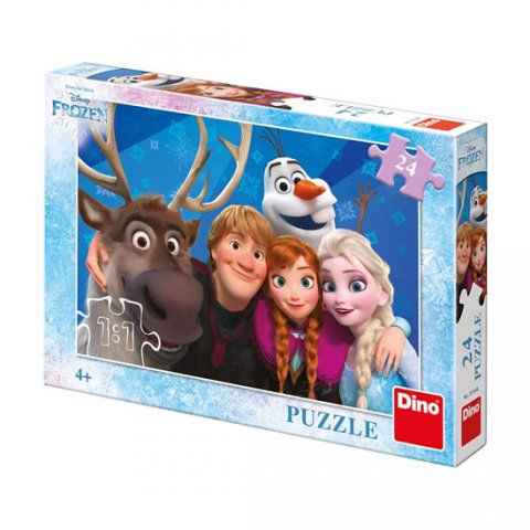 neuveden: Puzzle Frozen selfie 24 dílků