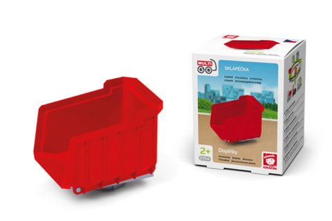 neuveden: IGRÁČEK MULTIGO - Sklápěčka červená neuveden: IGRÁČEK MULTIGO - Sklápěčka červená