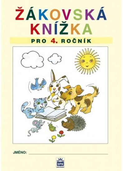 neuveden: Žákovská knížka pro 4. ročník