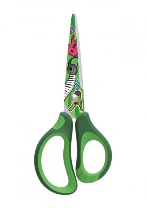 neuveden: Keyroad Školní nůžky Tattoo Soft 15 cm - zelené neuveden: Keyroad Školní nůžky Tattoo Soft 15 cm - zelené