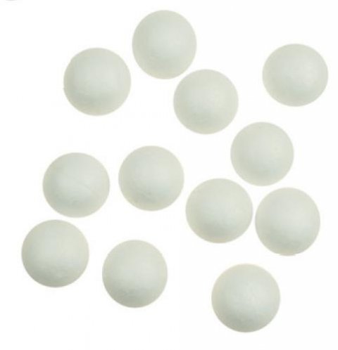 neuveden: Kuličky z polystyrenu 3 cm (12 ks)