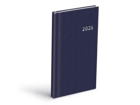 neuveden: Diář 2026 T806 PVC dark blue 90x170mm