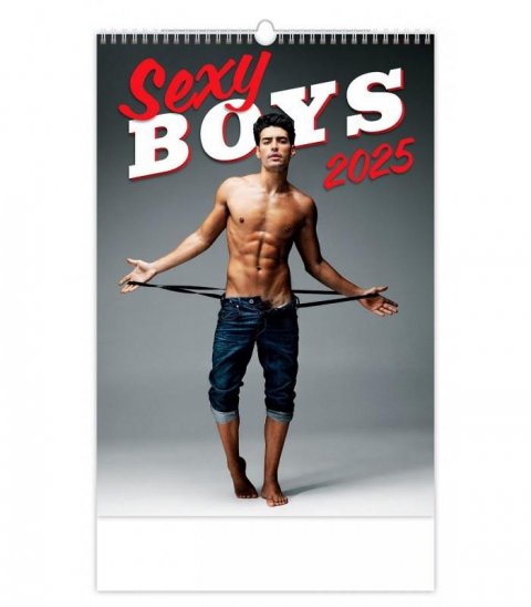 neuveden: Kalendář nástěnný 2025 - Sexy Boys