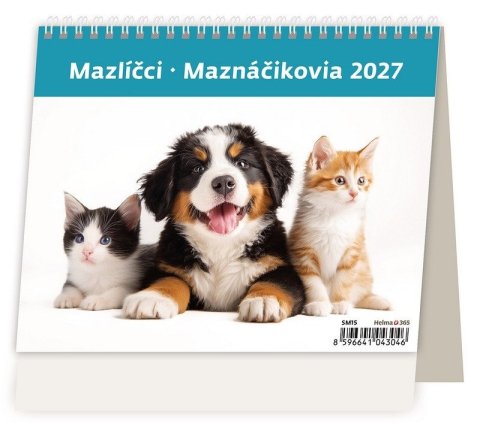 : Kalendář stolní 2027 - MiniMax Mazlíčci/Maznáčikovia