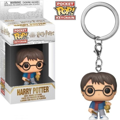 neuveden: Funko POP Keychain: Harry Potter Holiday - Harry (klíčenka)