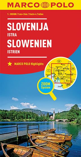 neuveden: Slovinsko, Istrie 1:300T//mapa(ZoomSystem)MD