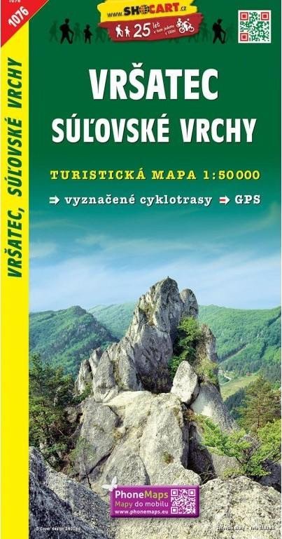 neuveden: SC 1076 Vršatec, Súľovské vrchy 1:50 000