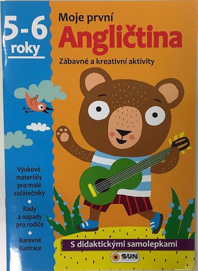 neuveden: Moje první angličtina 5-6 roky - s didaktickými samolepkami