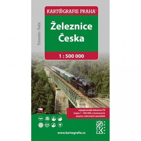 neuveden: Železnice Česka 1 : 500 000