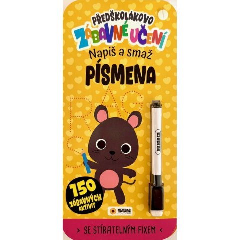 neuveden: Předškolákovo zábavné učení - PÍSMENA - napiš a smaž