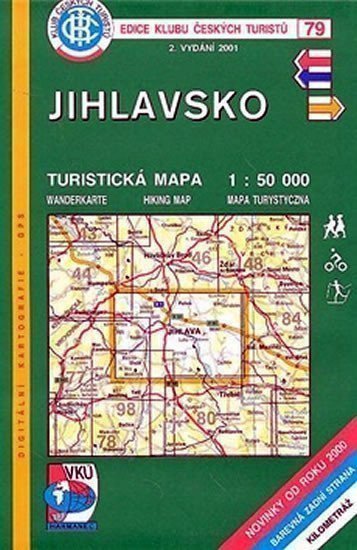 kolektiv autorů: KČT 79 Jihlavsko / turistická mapa