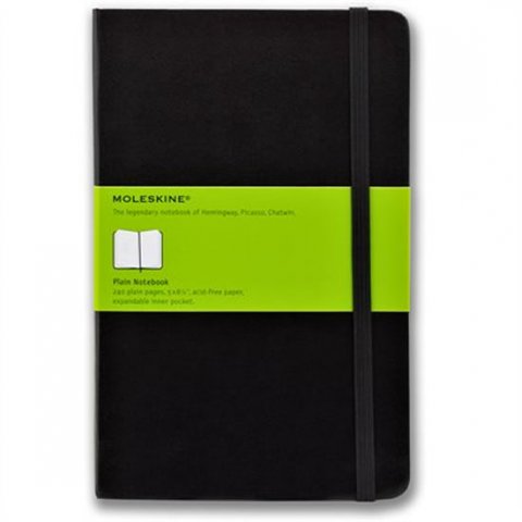 neuveden: Moleskine Zápisník černý L, čistý, tvrdý neuveden: Moleskine Zápisník černý L, čistý, tvrdý