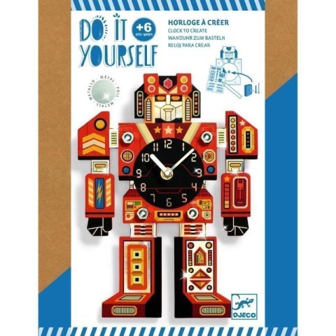 neuveden: DJECO DIY Hodiny Robot