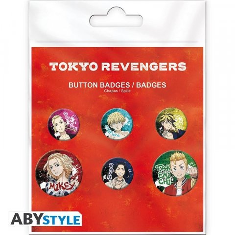 neuveden: Tokyo Revengers Sada odznaků Toman Gang neuveden: Tokyo Revengers Sada odznaků Toman Gang