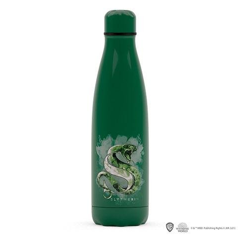 neuveden: Harry Potter Nerezová láhev 500 ml na teplé a studené nápoje - Zmijozel