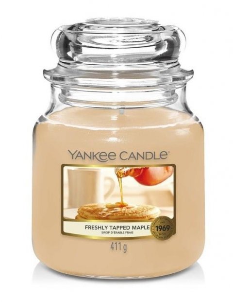 neuveden: YANKEE CANDLE Freshly Tapped Maple svíčka 411g