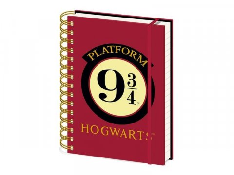 neuveden: Harry Potter: Zápisník - Nástupiště 9 a 3/4, A5