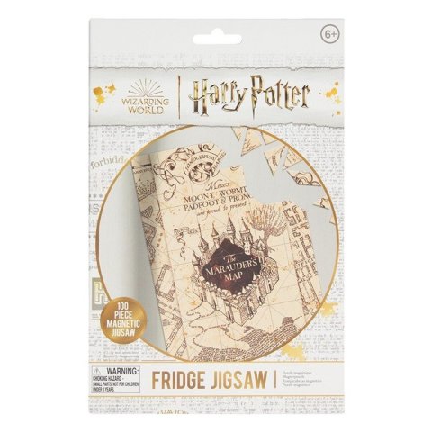neuveden: Harry Potter puzzle magnetické Pobertův plánek