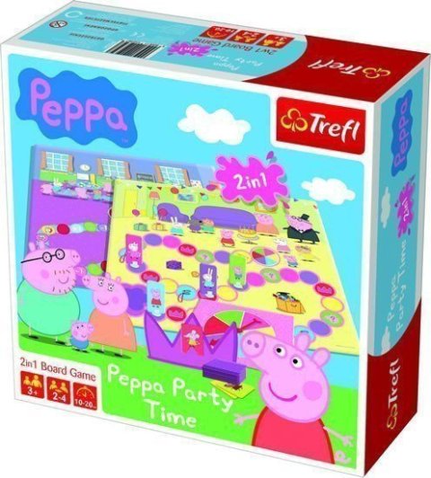 neuveden: Hra: Prasátko Peppa - Party Time / Dětská desková (2v1)