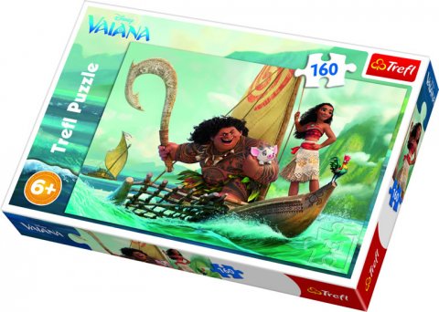 neuveden: Trefl Puzzle Odvážná Vaiana / 160 dílků