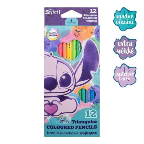 neuveden: Colorino pastelky trojhranné Stitch Pastel