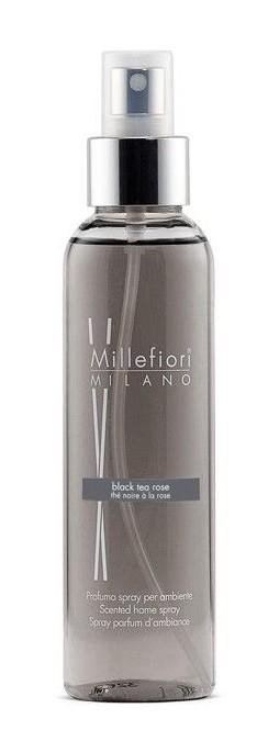 neuveden: Millefiori Milano Black Tea Rose / vonný bytový sprej 150ml