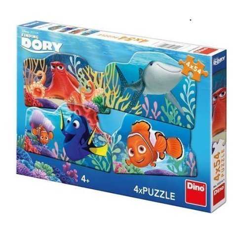 Disney Walt: Dory a přátelé - puzzle 4x54 dílků