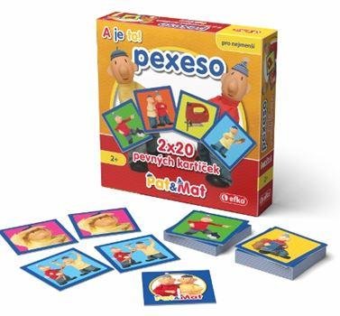 neuveden: PAT A MAT - Pexeso v krabičce 2x20