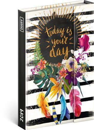 neuveden: Diář 2019 - Your day - týdenní magnetický, 10,5 x 15,8 cm