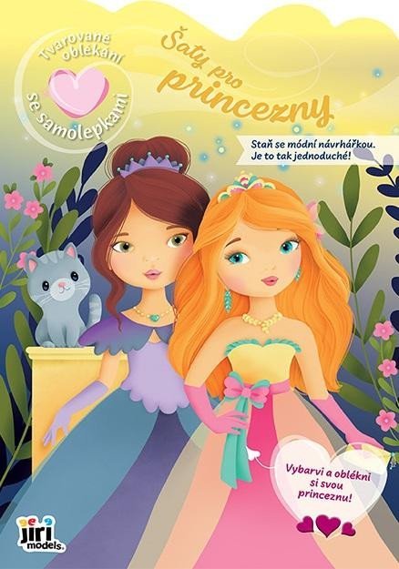 neuveden: Šaty pro princezny - Tvarované oblékání se samolepkami