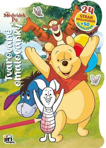 neuveden: Tvarované omalovánky Medvídek Pú